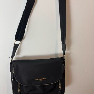 Karl Lagerfeld Black Crossbody Bag